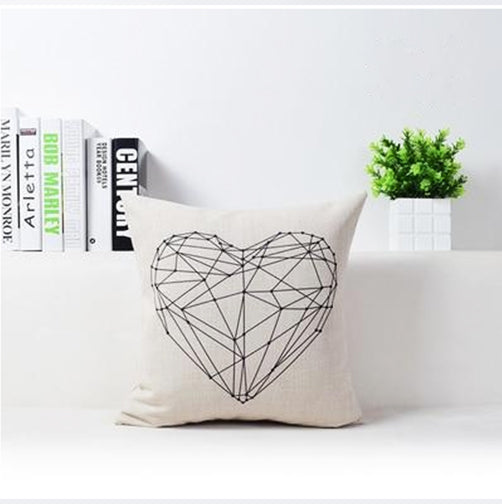 Geometric Nordic Style Cushion Cover