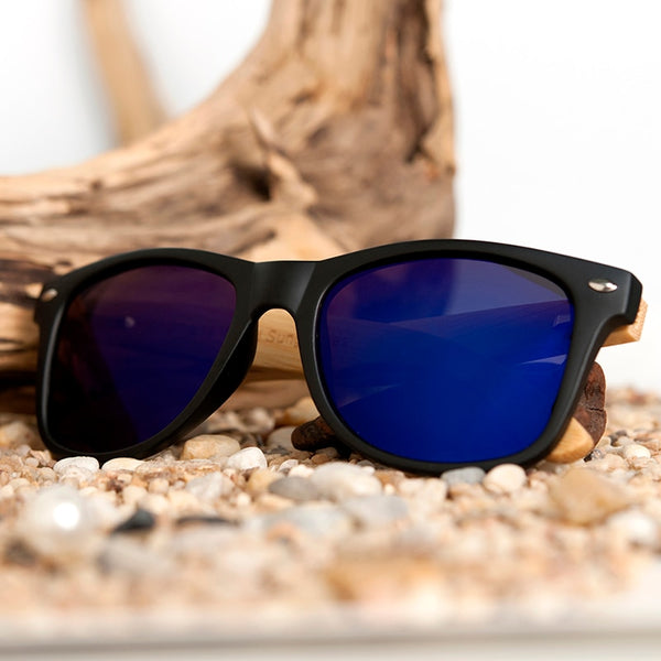 Polarized Black Bamboo Sunglasses