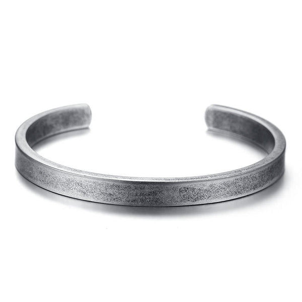 Vintage Stainless Steel Cuff Bracelet