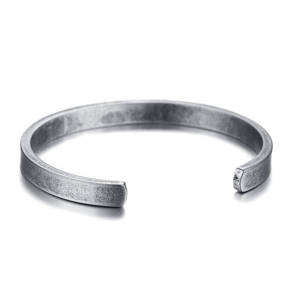 Vintage Stainless Steel Cuff Bracelet