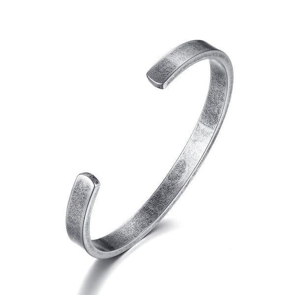 Vintage Stainless Steel Cuff Bracelet