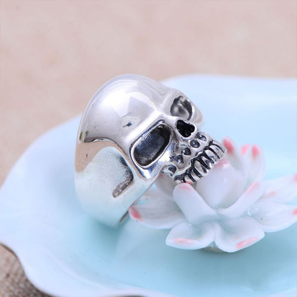 Vintage Silver Skull Ring