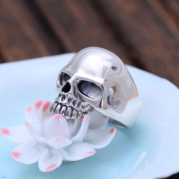 Vintage Silver Skull Ring