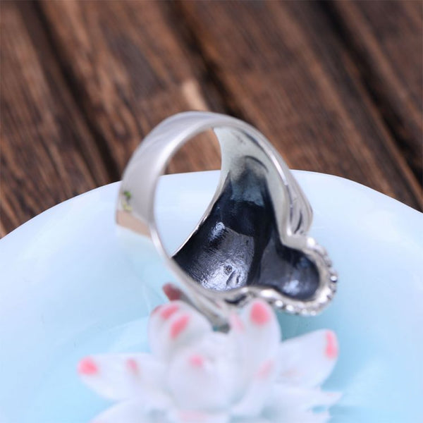 Vintage Silver Skull Ring