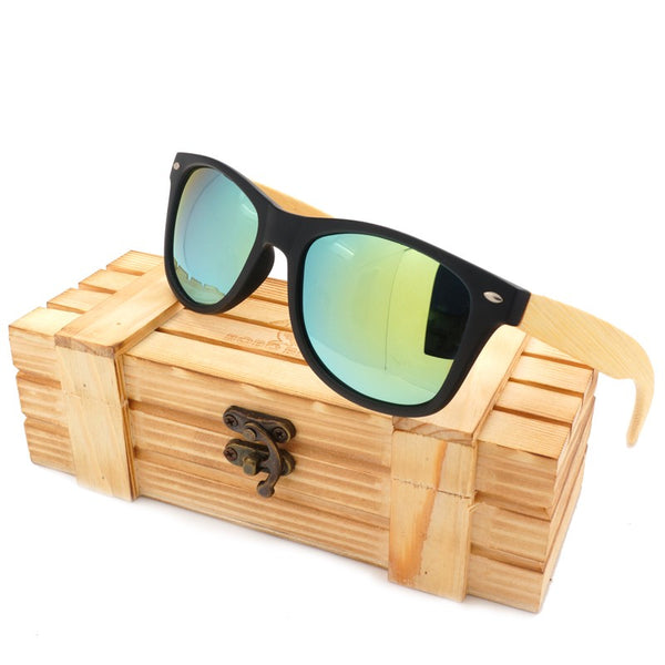 Polarized Black Bamboo Sunglasses