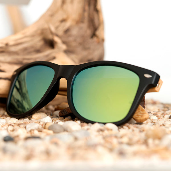 Polarized Black Bamboo Sunglasses