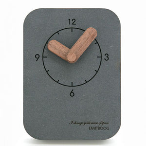 Modern Design Wood Desk Clock