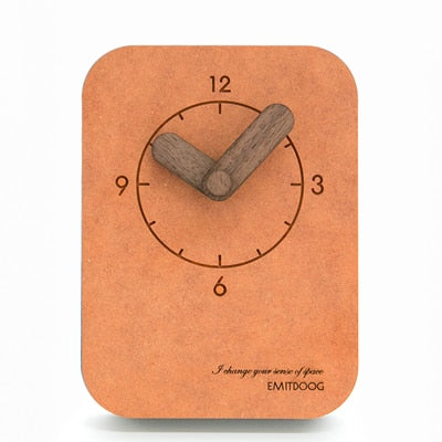 Modern Design Wood Desk Clock