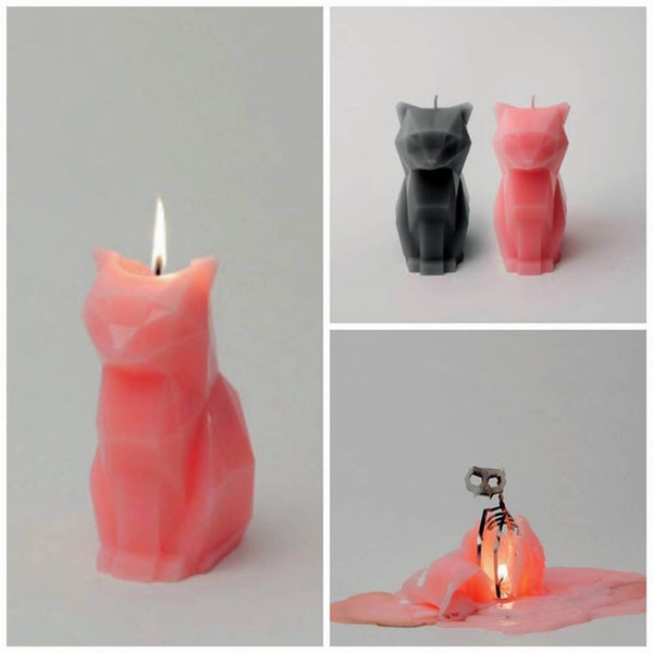 Handmade Cat Candle